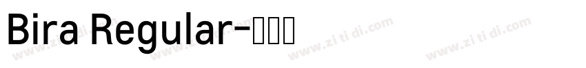 Bira Regular字体转换
